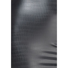 Трусики-стринги Noir Handmade P012 Wild, M, под латекс, крокодиловый принт, застежки по бокам