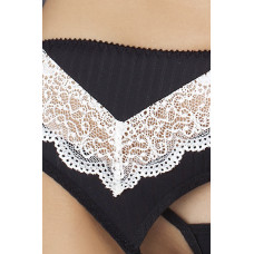 Жіночий сексуальний комплект Passion CAMILLE SET 4XL/5XL Чорний