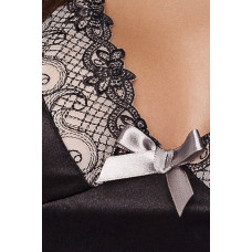 Платье беби долл Passion BRASILIANA CHEMISE S/M Черное