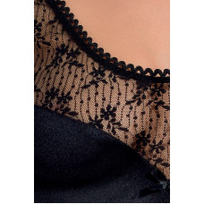 Женский Пеньюар Passion PETRA CHEMISE S/M Черный
