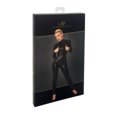 Комбинезон Noir Handmade F319 Caged, XXL, под латекс, длинный рукав, с доступом, кольцо на поясе