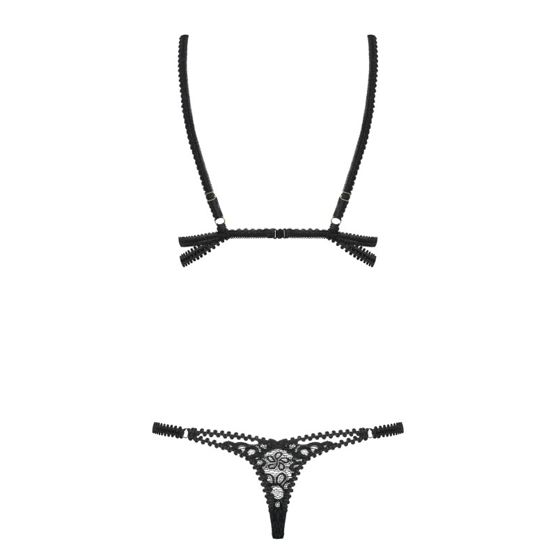 Боди Obsessive Mixty Черный S/M Боди Obsessive Mixty Черный S/M