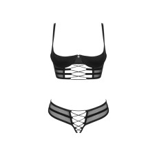 Комплект Obsessive Roxelia 2-pcs crotchless set XS/S