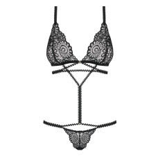 Боди Obsessive Mixty Черный S/M