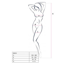 Бодистокинг Passion BS014 S/XL Красный