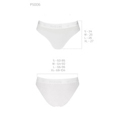 Трусики с прозрачной вставкой Passion PS006 PANTIES XL, white