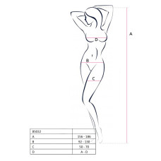 Бодистокинг Passion BS032 S/XL Белый