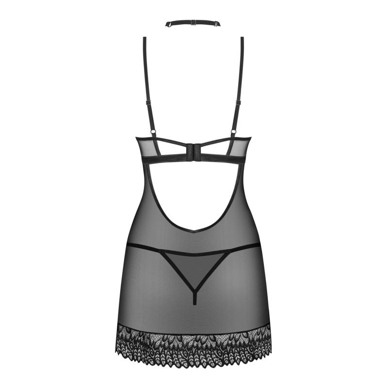 Сорочка Obsessive Donarella chemise & thong XS/S Сорочка Obsessive Donarella chemise & thong XS/S