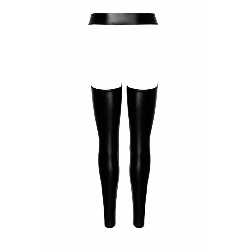 Легінси Noir Handmade F323 Rebel, S, black, під латекс, з відкритими стегнами та сідницями Легінси Noir Handmade F323 Rebel, S, black, під латекс, з відкритими стегнами та сідницями