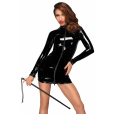 Платье с мокрым эффектом Noir Handmade F187 PVC mini dress, M