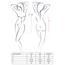 Пеньюар Passion LUIZA CHEMISE L/XL Черный