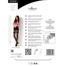 Тонкі панчохи Passion ST003 5/XXL Чорні