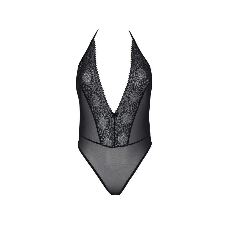 Боді Passion DROSERA BODY black, L/XL, високі вирізи, верх на зав’язках Боді Passion DROSERA BODY black, L/XL, високі вирізи, верх на зав’язках