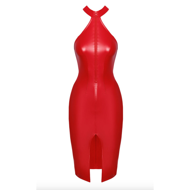 Сукня Noir Handmade F354 Red powerwetlook dress - XL Сукня Noir Handmade F354 Red powerwetlook dress - XL