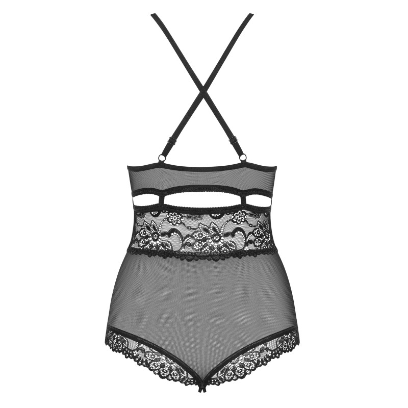 Боди Obsessive 838-TED-1 Черный L/XL