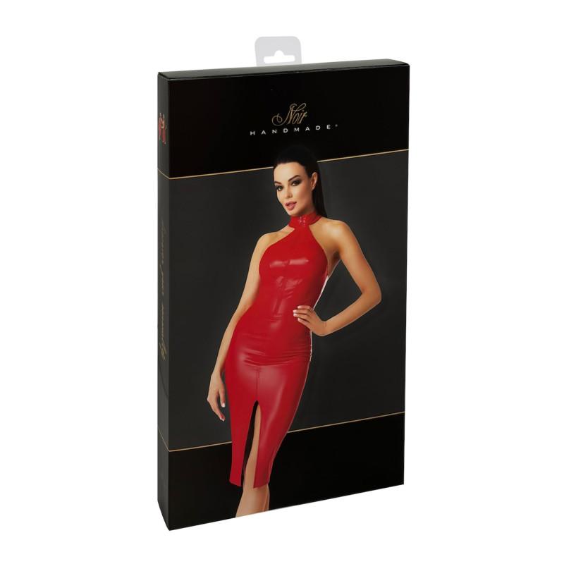 Сукня Noir Handmade F354 Red powerwetlook dress - XL Сукня Noir Handmade F354 Red powerwetlook dress - XL