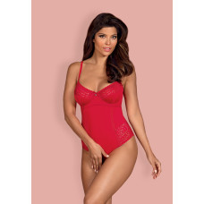 Боди Obsessive Jolierose Красный XXL