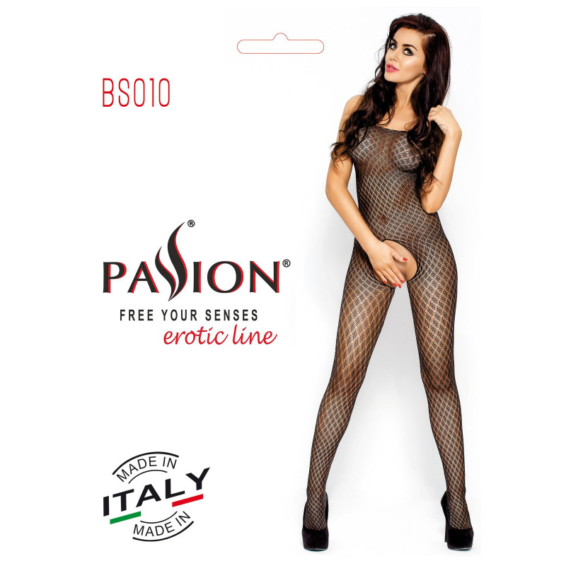 Бодистокинг Passion BS010 S/XL Черный Бодистокинг Passion BS010 S/XL Черный