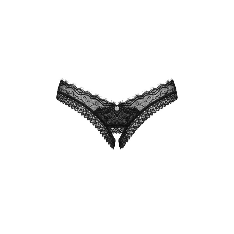 Трусики Obsessive Medilla crotchless thong M/L Трусики Obsessive Medilla crotchless thong M/L