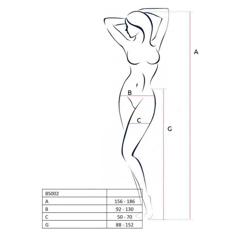 Эротические колготки Passion BS002 S/XL Черные Эротические колготки Passion BS002 S/XL Черные