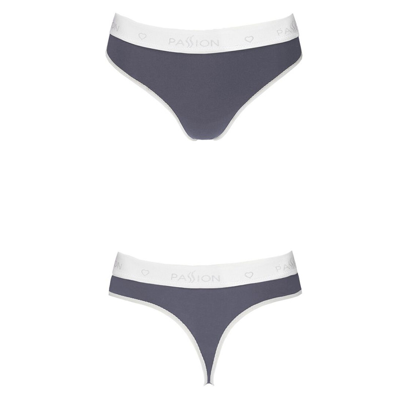 Спортивні трусики-стрінги Passion PS007 PANTIES dark grey, L Спортивні трусики-стрінги Passion PS007 PANTIES dark grey, L