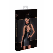 Платье Noir Handmade F241 Short dress with powerwetlook skirt and tulle top, M