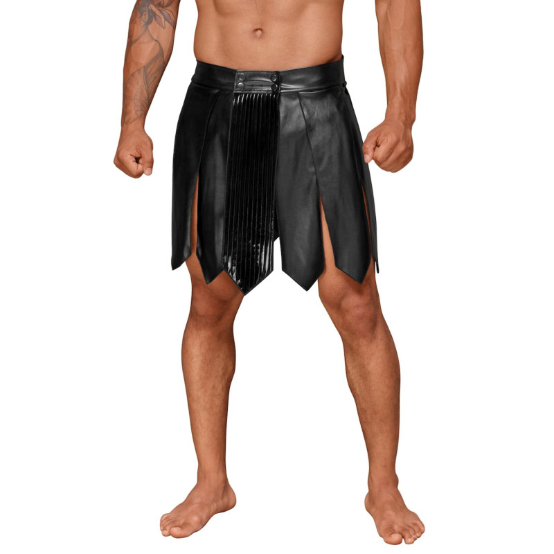 Мужская юбка гладиатора Noir Handmade H053 Eco leather men's gladiator skirt, S, экокожа Мужская юбка гладиатора Noir Handmade H053 Eco leather men's gladiator skirt, S, экокожа