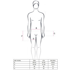 Мужские эротические трусы Passion 009 THONG S/M Фиолетовые