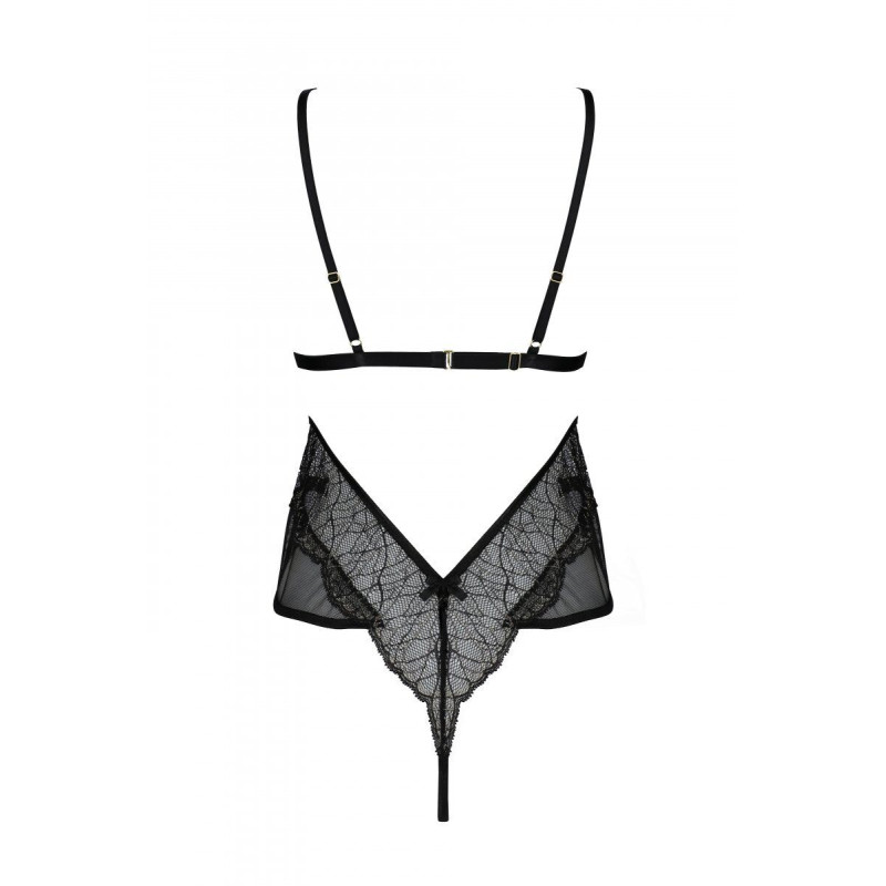 Боди Passion AMBERLY BODY black, S/M, открытая спина, низ стринги Боди Passion AMBERLY BODY black, S/M, открытая спина, низ стринги