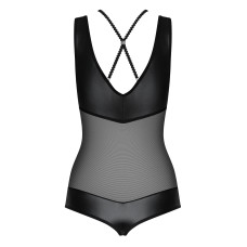 Боди Obsessive Leatheria Черный L/XL