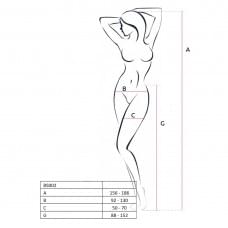 Эротические колготки Passion BS002 S/XL Белые