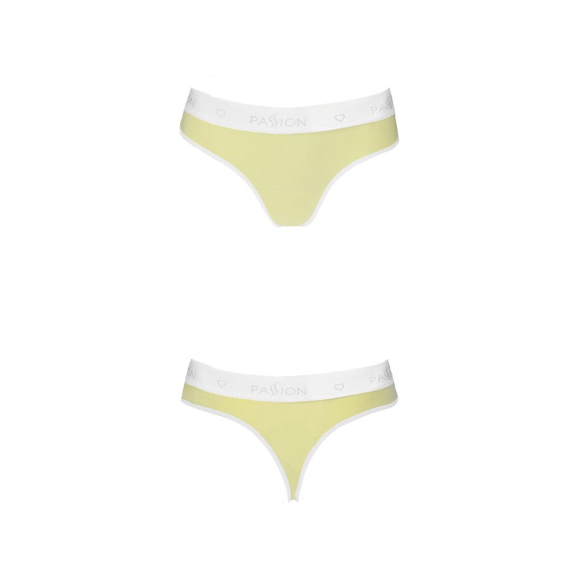 Спортивні трусики-стрінги Passion PS007 PANTIES S, yellow Спортивні трусики-стрінги Passion PS007 PANTIES S, yellow