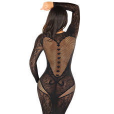 Сукня Leg Avenue Lace and Net Bodycon Gown One Size, Black