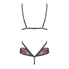 Боди Obsessive Megies Черный S/M