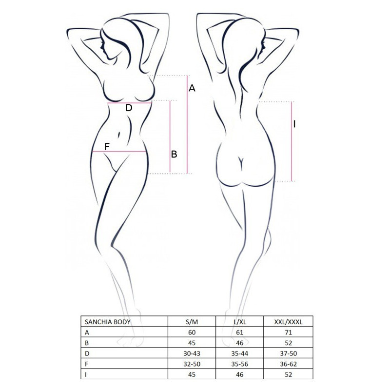 Эротическое прозрачное Боди Passion Erotic Line SANCHIA BODY L/XL Черное Эротическое прозрачное Боди Passion Erotic Line SANCHIA BODY L/XL Черное