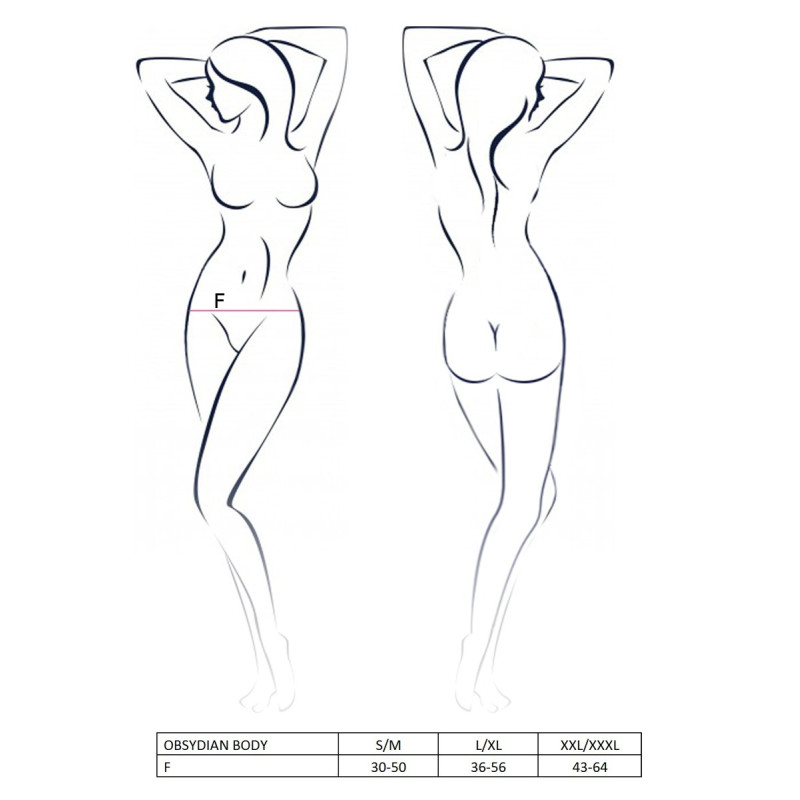 Тедди Passion Erotic Line OBSYDIAN BODY S/M Черное Тедди Passion Erotic Line OBSYDIAN BODY S/M Черное