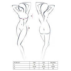 Еротичний комплект Passion PETRA SET S/M Чорний