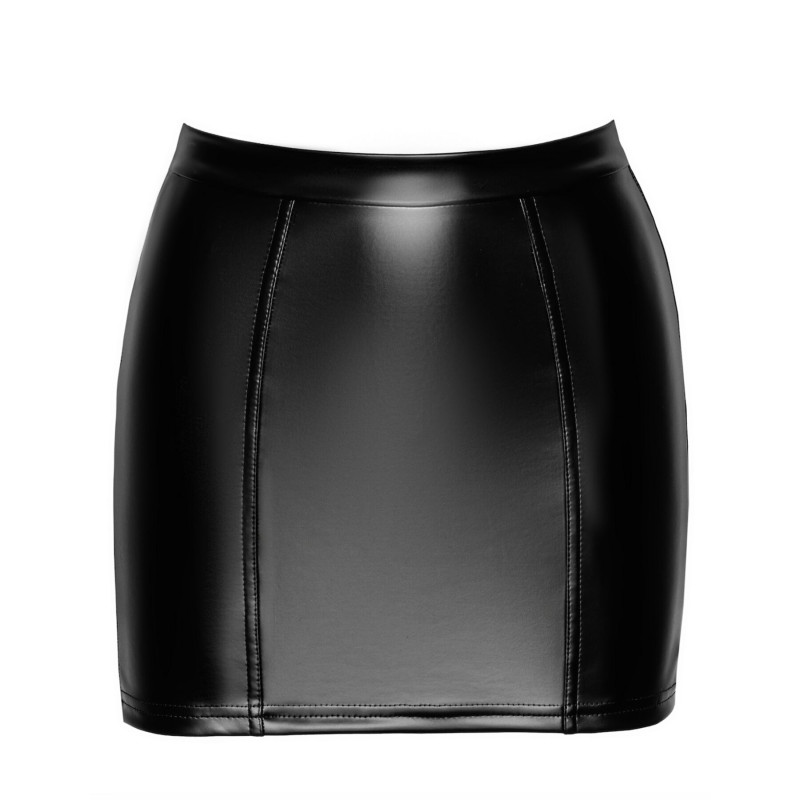 Спідниця Noir Handmade F341 Powerwetlook and lace skirt - L