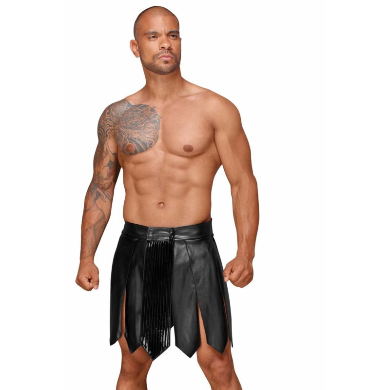 Мужская юбка гладиатора Noir Handmade H053 Eco leather men's gladiator skirt, L, экокожа Мужская юбка гладиатора Noir Handmade H053 Eco leather men's gladiator skirt, L, экокожа