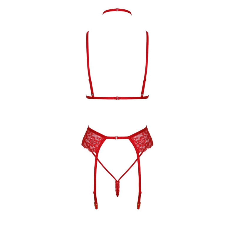 Комплект Noir Handmade Kissable Bondage Kiss Set Red S/M Комплект Noir Handmade Kissable Bondage Kiss Set Red S/M