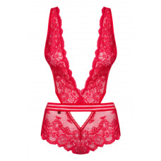 Боди Obsessive 853-TED-3 Красный S/M