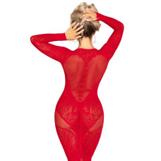 Сукня Leg Avenue Lace and Net Bodycon Gown One Size, Red