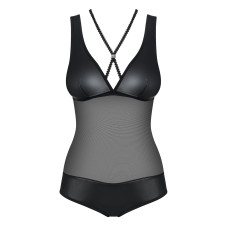 Боди Obsessive Leatheria Черный S/M