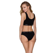 Спортивный топ с широкой резинкой Passion PS004 TOP L, black