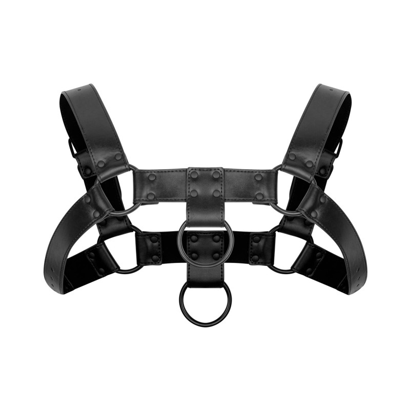 Портупея на плечи Bedroom Fantasies: Bruno Bondage Harness, черная Портупея на плечи Bedroom Fantasies: Bruno Bondage Harness, черная
