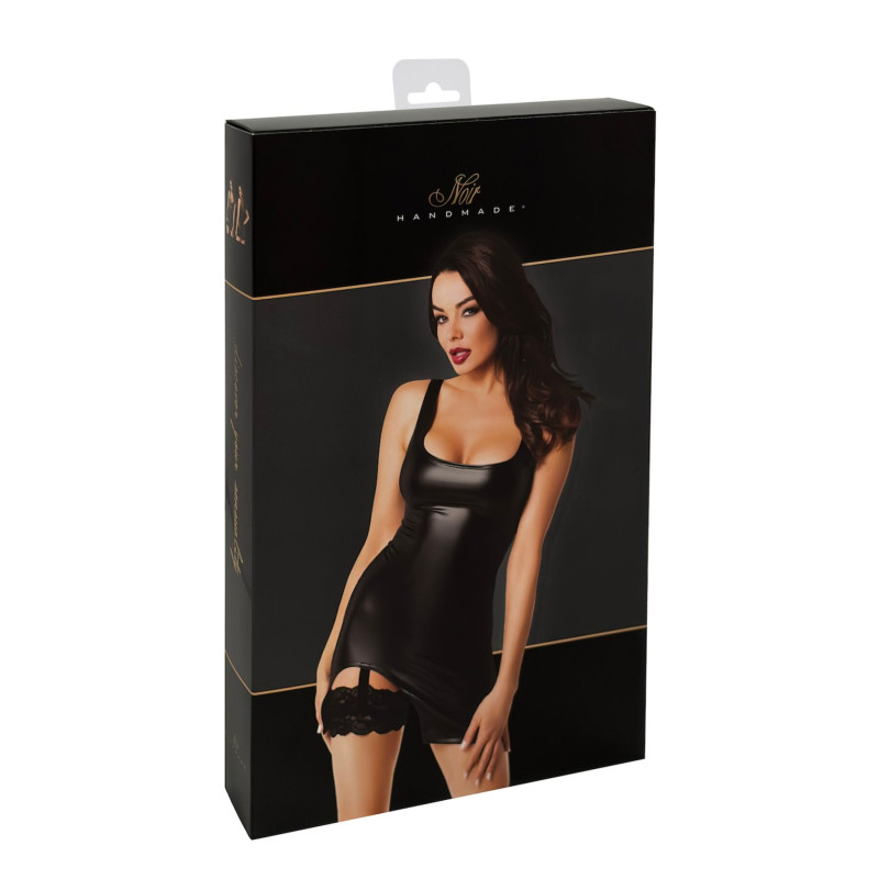 Сукня Noir Handmade F344 Powerwetlook dress with garter - L Сукня Noir Handmade F344 Powerwetlook dress with garter - L