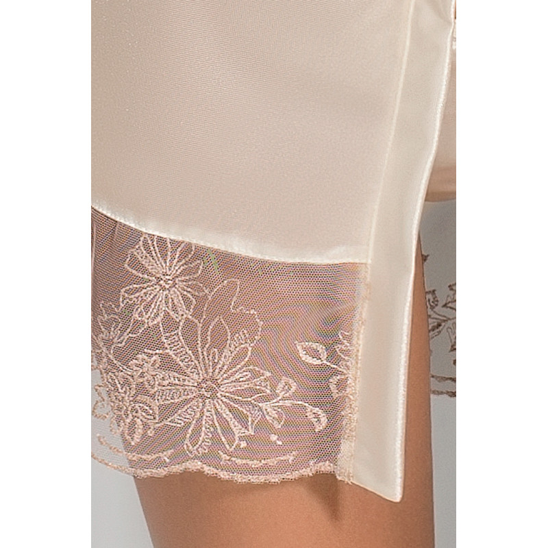 Женский эротический Пеньюар Passion LOTUS PEIGNOIR L/XL Кремовый Женский эротический Пеньюар Passion LOTUS PEIGNOIR L/XL Кремовый