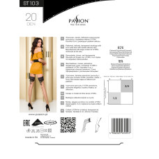 Мереживні панчохи Passion ST103 1/2 Чорні