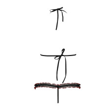 Комплект білизни Passion GIANA BIKINI S/M Чорний