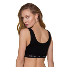 Спортивный топ с широкой резинкой Passion PS004 TOP M, black